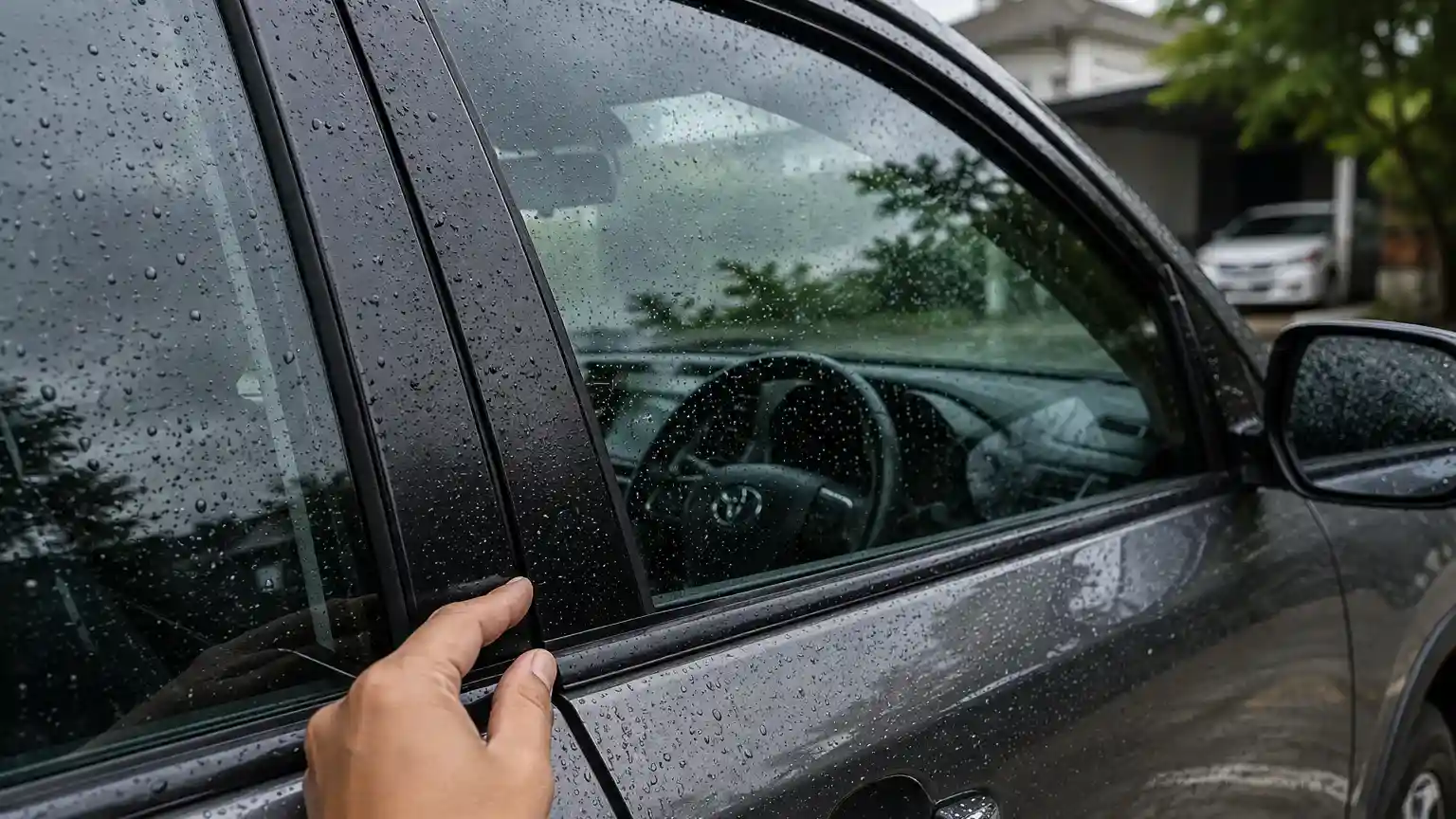 Cara mengecek kondisi seal kaca mobil setelah hujan deras