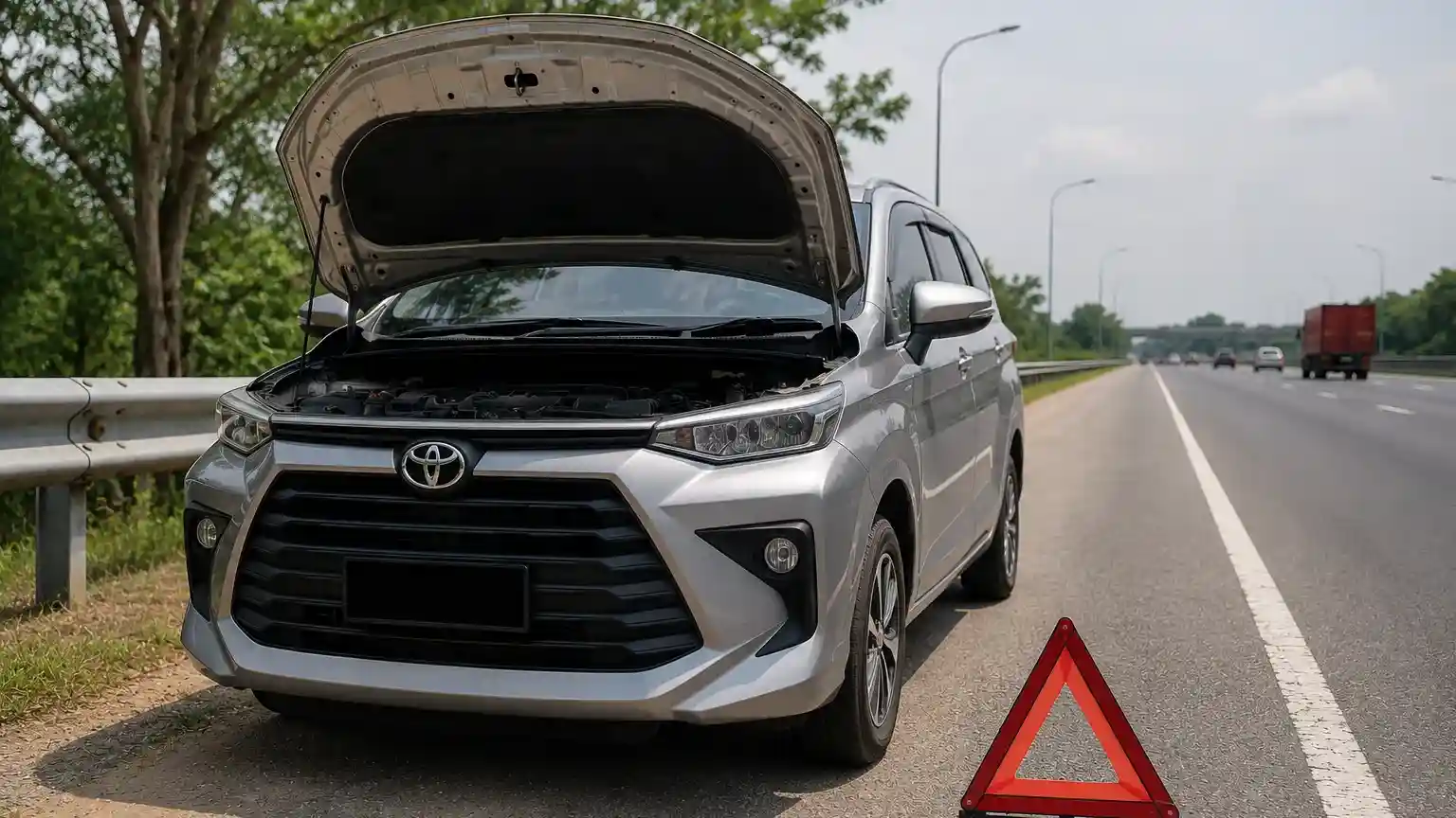 Cara memilih lokasi aman saat mobil mogok di jalan