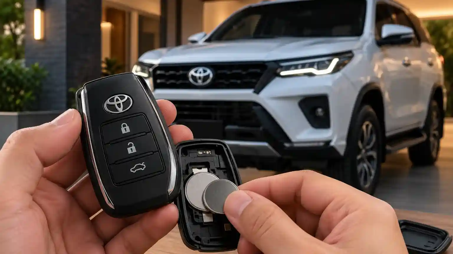Cara mengecek baterai smart key mobil yang mulai lemah